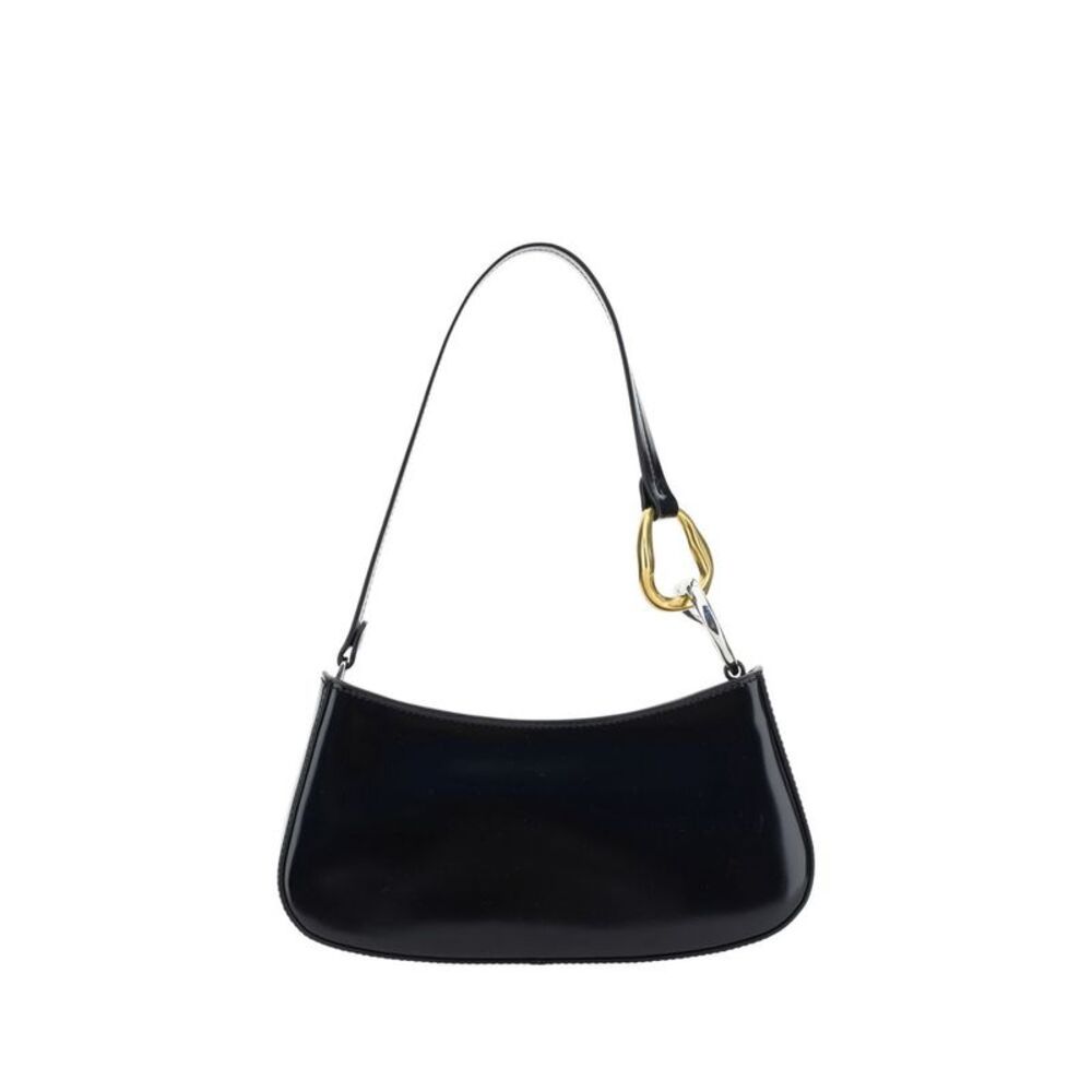 Staud Black Calf Leather Bos Taurus Shoulder Women's Bag - Picture 1 of 4
